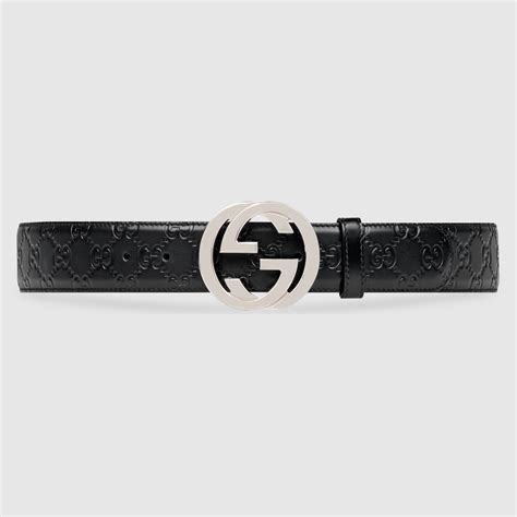 louis vuitton gucci belt men|Men's Black Gucci Signature Leather Belt .